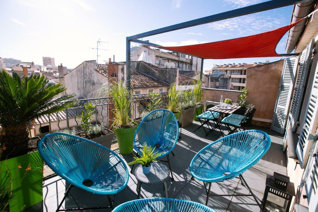 2 Pieces Avec Grande Terrasse - Centre De Toulon Apartment Ngoại thất bức ảnh